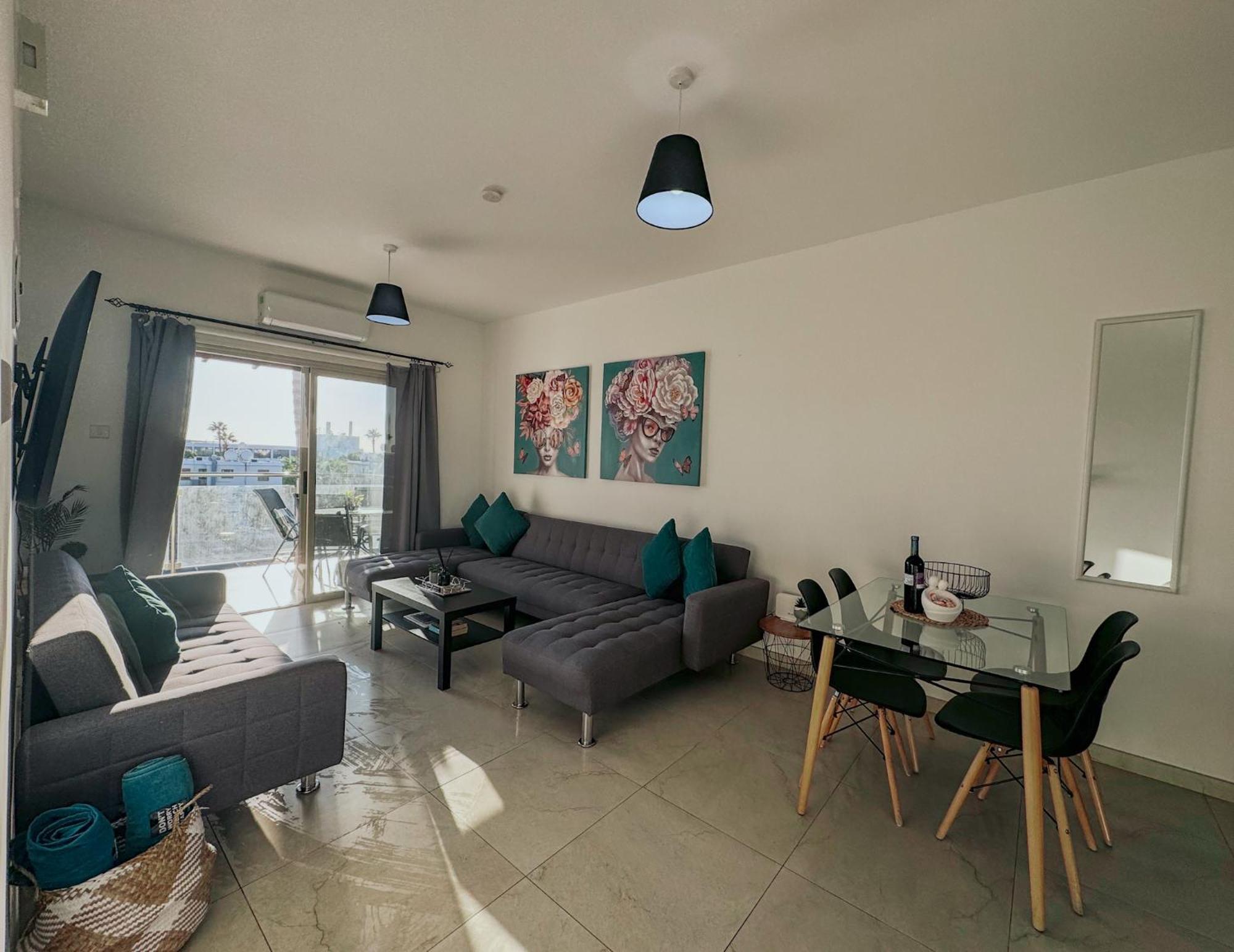 1B Seaside Orchid, Sea, Center Apartment Paphos Bagian luar foto